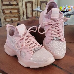 Juicy Couture Glittering Pink Sneakers